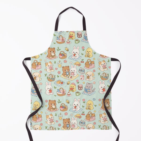 Item preview, Hamster Strawberry Picnic Kawaii Pattern designed and sold by Soft Berry Studio.