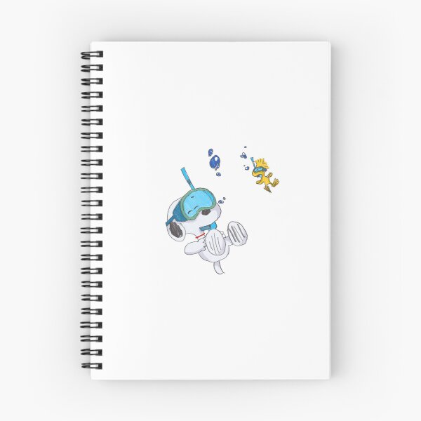 Item preview, Snoopy scuba diving with woodstock designed and sold by Katyslittlestickershop.