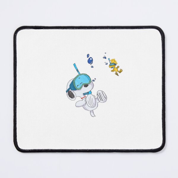 Item preview, Snoopy scuba diving with woodstock designed and sold by Katyslittlestickershop.