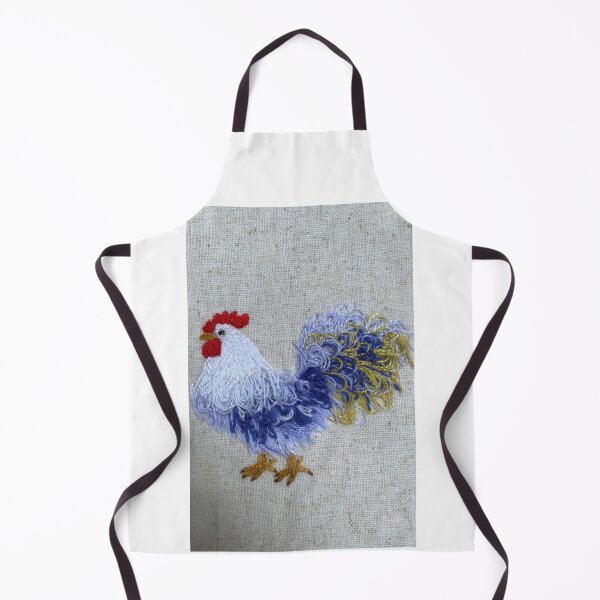 Item preview, Hand embroidered rooster-original designed and sold by Alsa-Hand Embroidery.