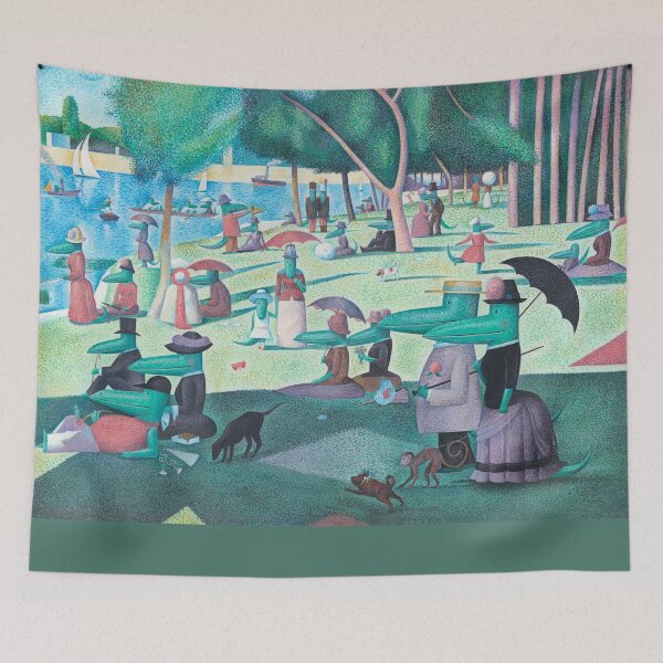 Item preview, Sunday in the Park with Maurice Chevalligator designed and sold by Prints by Tracy Sabin.