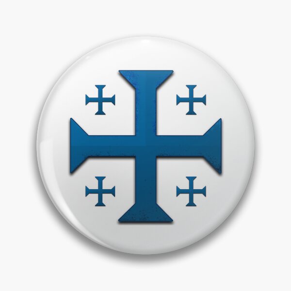 Item preview, Templar Cross Blue designed and sold by Normbot2000.