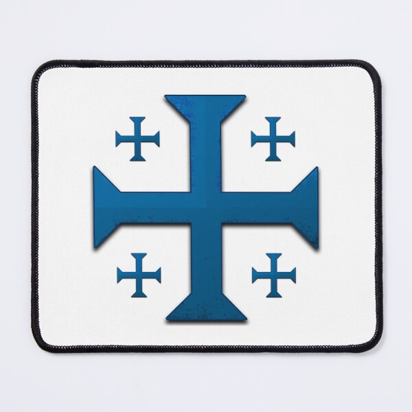 Item preview, Templar Cross Blue designed and sold by Normbot2000.