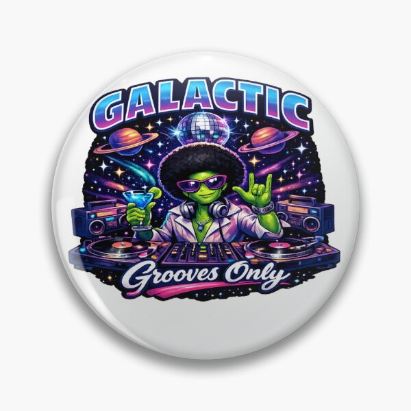 Item preview, Galactic Grooves Alien DJ Party designed and sold by Dresut.