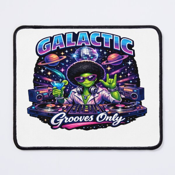 Item preview, Galactic Grooves Alien DJ Party designed and sold by Dresut.
