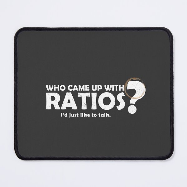 Item preview, Who Came Up With Ratios Funny Daycare Teacher Design White Version designed and sold by The Sticky Clipboard.