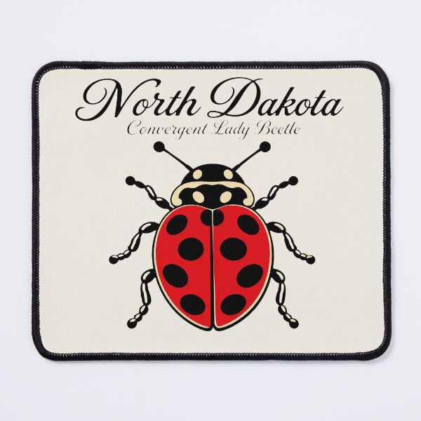 Item preview, North Dakota Convergent Lady Beetle Retro State Insect designed and sold by The-Drip-Studio.