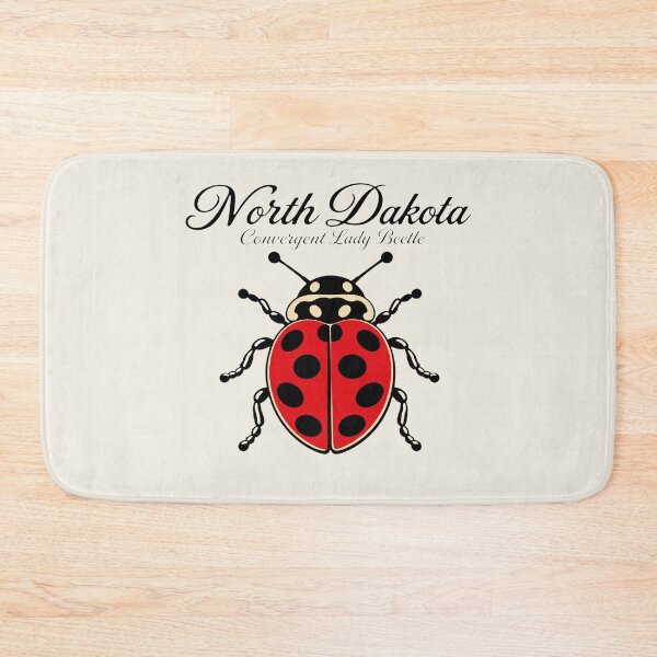 Item preview, North Dakota Convergent Lady Beetle Retro State Insect designed and sold by The-Drip-Studio.