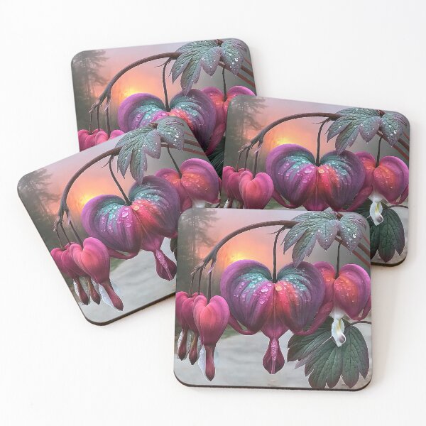 Item preview, The Sunrise Dewdrop Hearts designed and sold by bloorose.