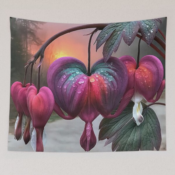 Item preview, The Sunrise Dewdrop Hearts designed and sold by bloorose.