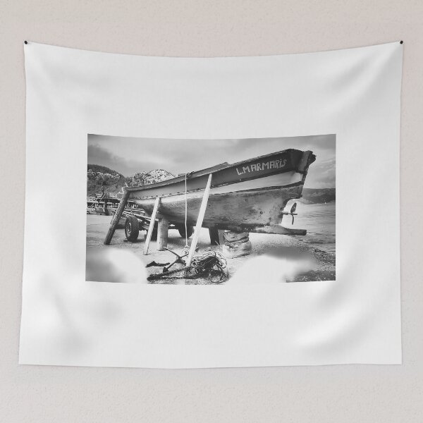 Item preview, Boat In Dry Dock Coffee Mug designed and sold by humbahlee.