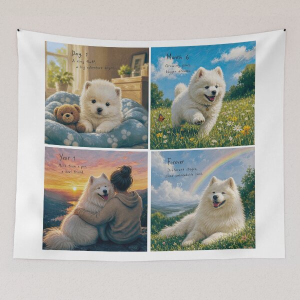 Item preview, Samoyed dog my companion designed and sold by JaN44Fotografia.