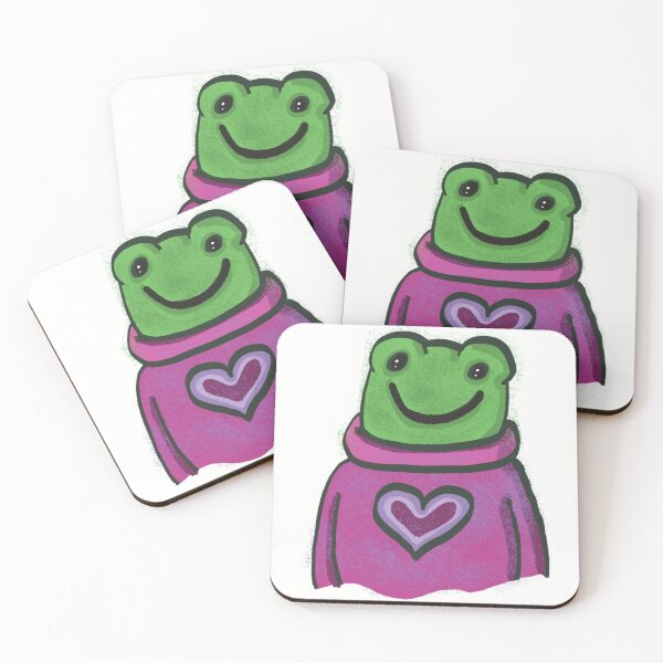 Item preview, Happy frog with his favourite sweater designed and sold by SombreroDoodles.