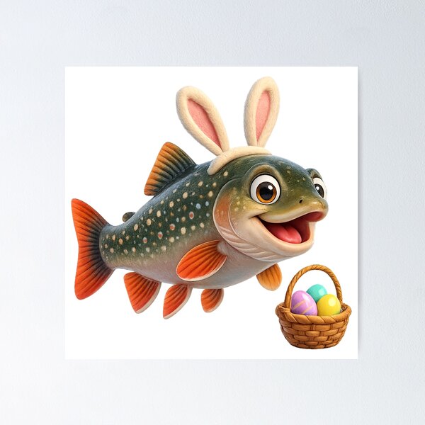 Item preview, Easter Bull Trout 2 designed and sold by Sillytoe.