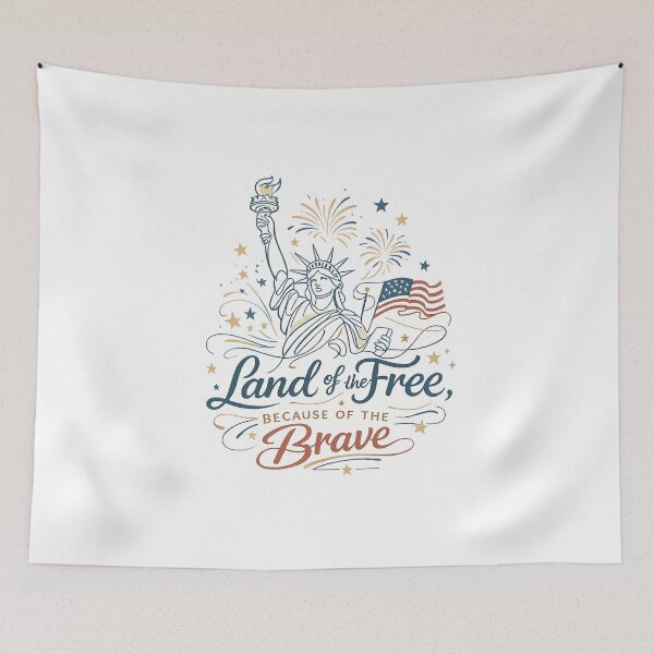 Item preview, Retro 4th of July Sunset USA Landmarks Vector T-Shirt Design designed and sold by Newthingzy.