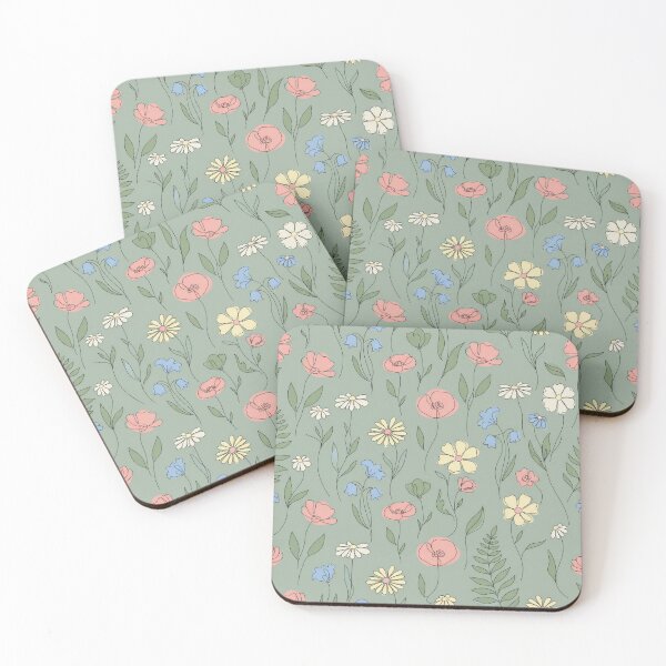 Item preview, Cottagecore Wildflower Meadow Seamless Floral Pattern designed and sold by NuvoraNest.