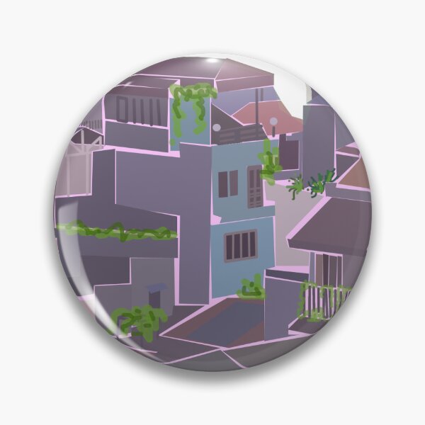 Item preview, a lil solarpunk village designed and sold by AlmostReady.