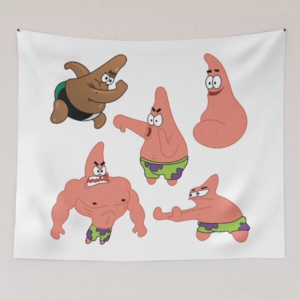Item preview, Patrick Star / SpongeBob SquarePants the Movie, Patrick Slackjawed designed and sold by DibujandoPorfa.