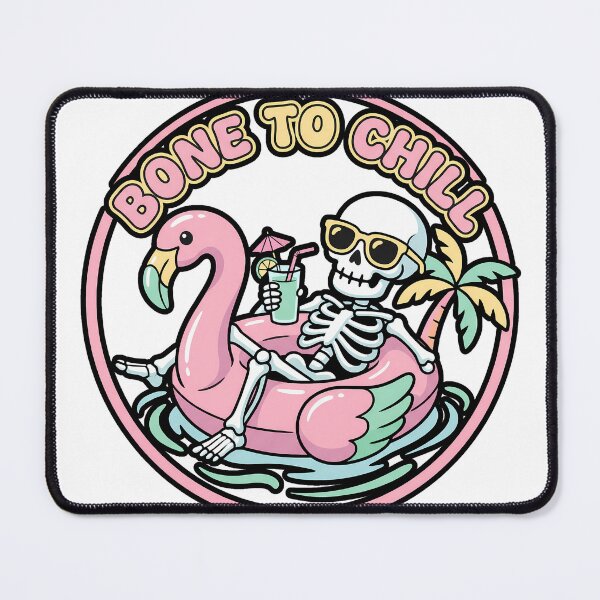 Item preview, Skeleton Flamingo Float in the pool designed and sold by MisteryDesigner.