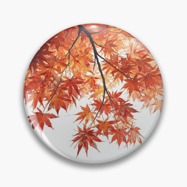 Item preview, Autumn Maple Leaves Watercolor | Warm Fall Foliage Pattern designed and sold by HelgaCraftery.