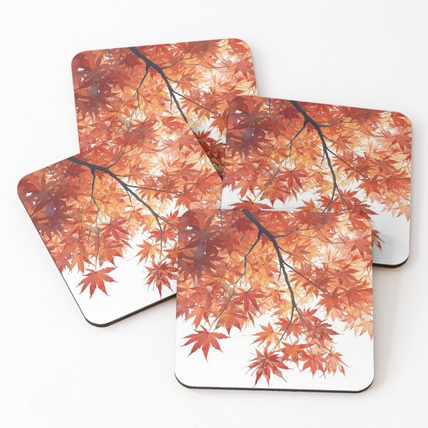 Item preview, Autumn Maple Leaves Watercolor | Warm Fall Foliage Pattern designed and sold by HelgaCraftery.