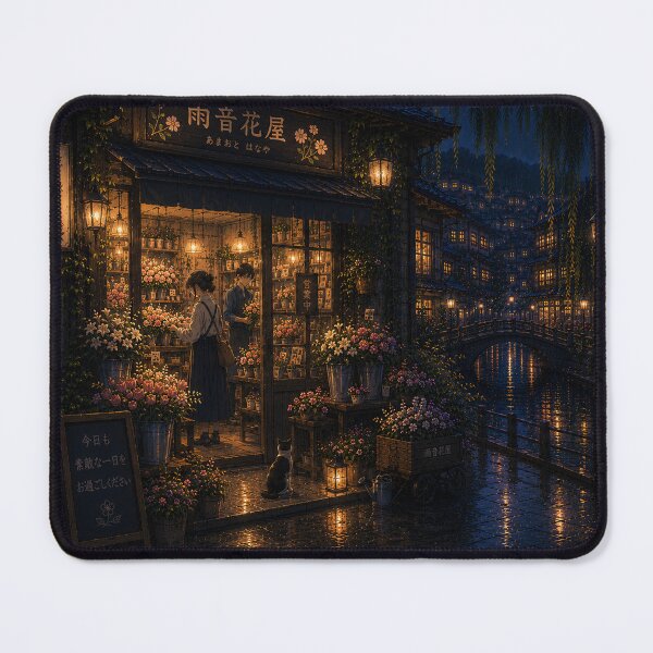Item preview, Rain Sound Flower Shop designed and sold by Clovermere.