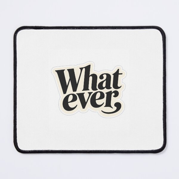 Item preview, Retro Groovy Whatever Sarcastic Quote Typography designed and sold by GalaMine.