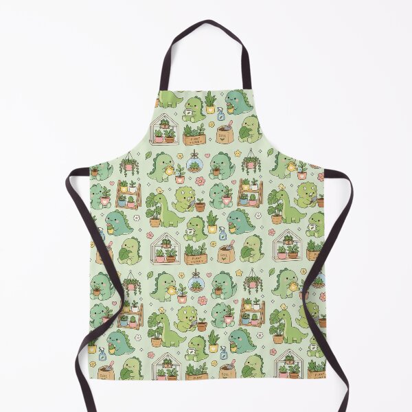 Item preview, Cute Plant Lover Dinosaur Kawaii Pattern designed and sold by Soft Berry Studio.