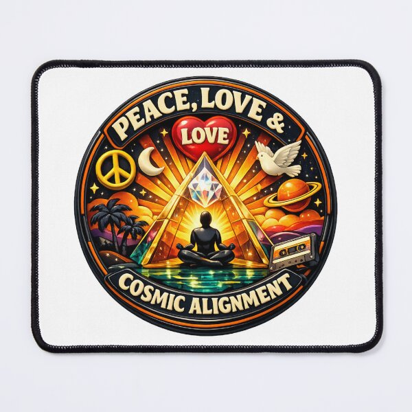 Item preview, Peace Love Cosmic Alignment Vibes designed and sold by Dresut.