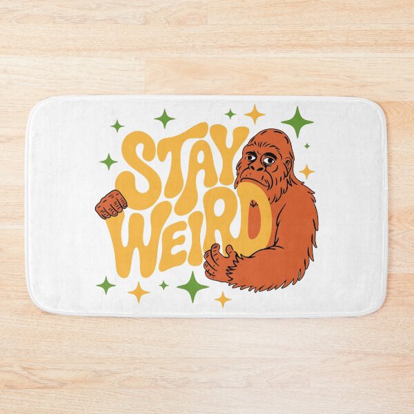 Item preview, Stay Weird Bigfoot Retro Design designed and sold by DamenGphix.