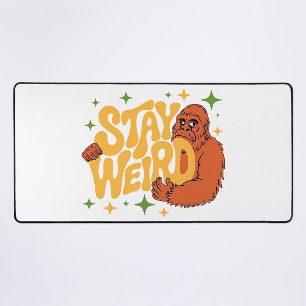 Item preview, Stay Weird Bigfoot Retro Design designed and sold by DamenGphix.
