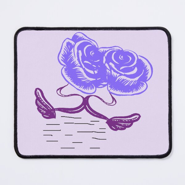 Item preview, Purple swans with purple roses designed and sold by BayliloArtist.