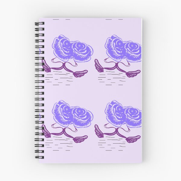 Item preview, Cisnes morados con rosas moradas designed and sold by BayliloArtist.