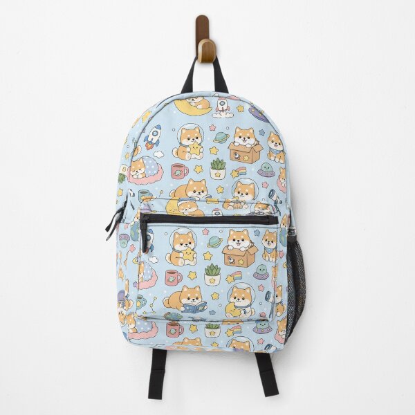 Item preview, Kawaii Shiba Space Adventure Pattern designed and sold by Soft Berry Studio.