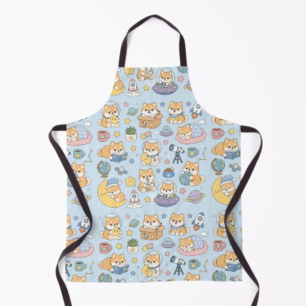 Item preview, Kawaii Shiba Space Adventure Pattern designed and sold by Soft Berry Studio.
