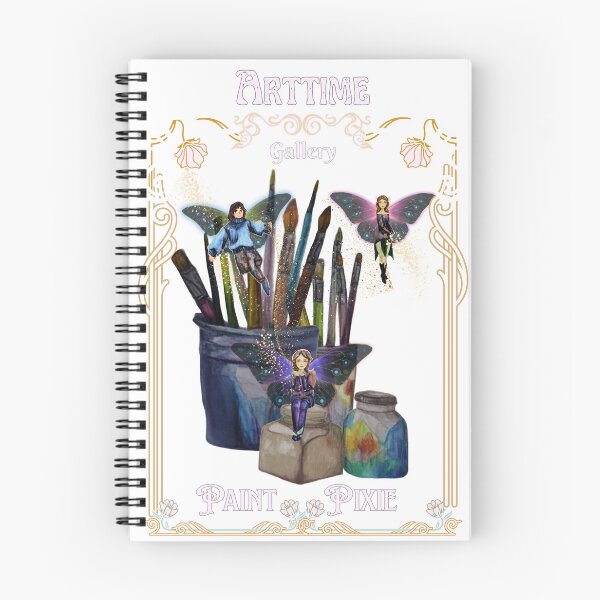 Item preview, Arttime Paint Pixies Light on Dark designed and sold by Rareprettydoll.