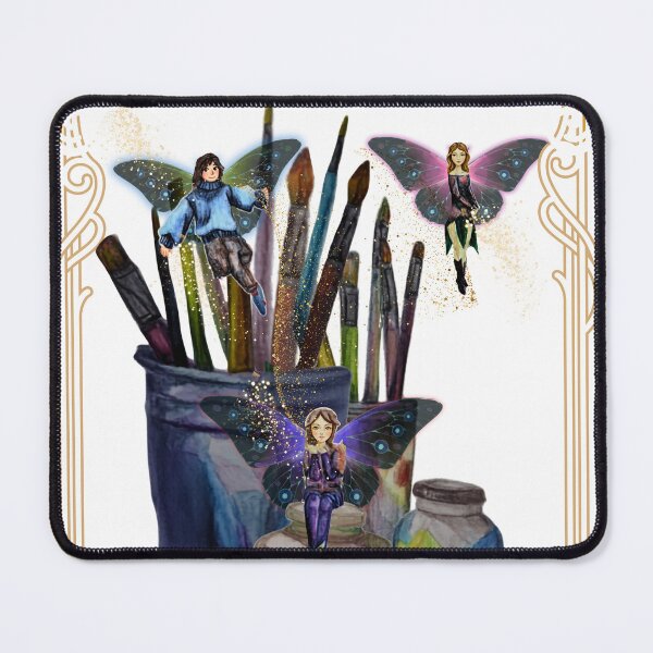 Item preview, Arttime Paint Pixies Light on Dark designed and sold by Rareprettydoll.