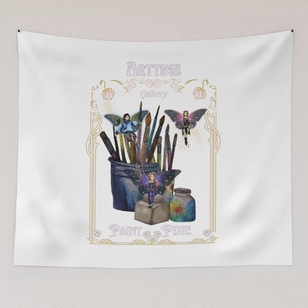 Item preview, Arttime Paint Pixies Light on Dark designed and sold by Rareprettydoll.
