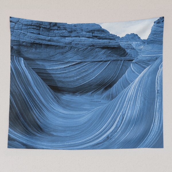 Item preview, Fantasy Blue Exotic Rock Canyon Artistic Photo  designed and sold by DEC02.