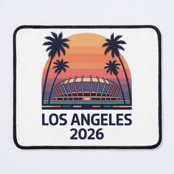 Item preview, Los Angeles 2026 Palm Tree Sunset T-Shirt V14 designed and sold by DarylWelsh2024.