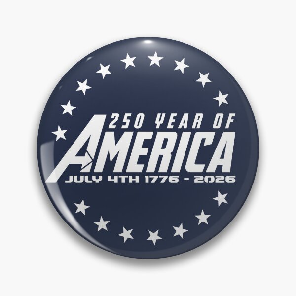 Item preview, America: 250th anniversary - Avenger Style (white text) designed and sold by Jefrox.
