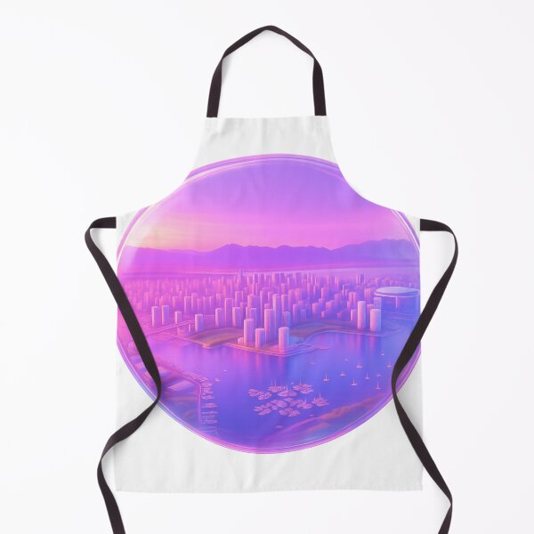 Item preview, Futuristic City in Neon Bubble | Cyberpunk Skyline Aesthetic Art designed and sold by Lifehackerplus1.