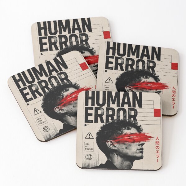 Item preview, Human Error Cyberpunk Poster designed and sold by KAIGEN7.
