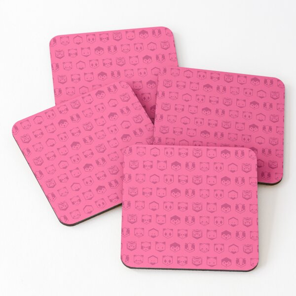 Item preview, Honeycomb Animals Pink - Dark designed and sold by animinimal.