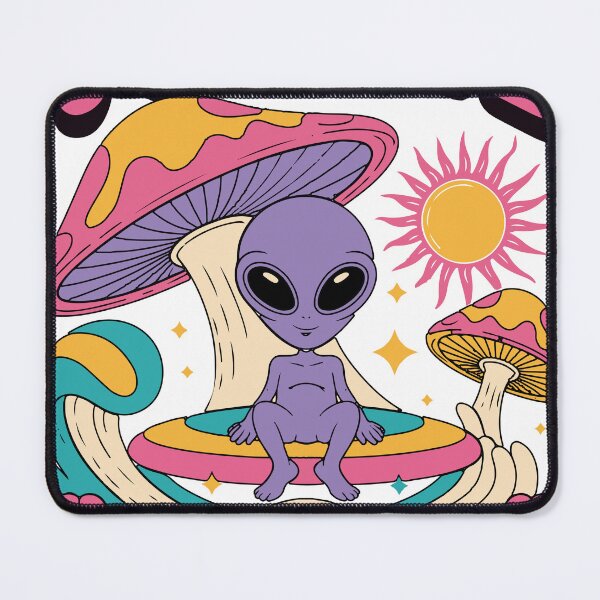 Item preview, Voyage Psychedelic Alien Mushroom designed and sold by DamenGphix.