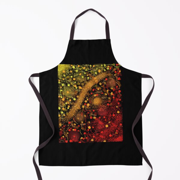 Item preview, Explosion Entropy - Abstract Red, Orange, and Yellow Patterns on a Black Background - Dynamic Digital Art - Decoration, Fashion & Gifts designed and sold by Pk-Gn- /(°^°)\.