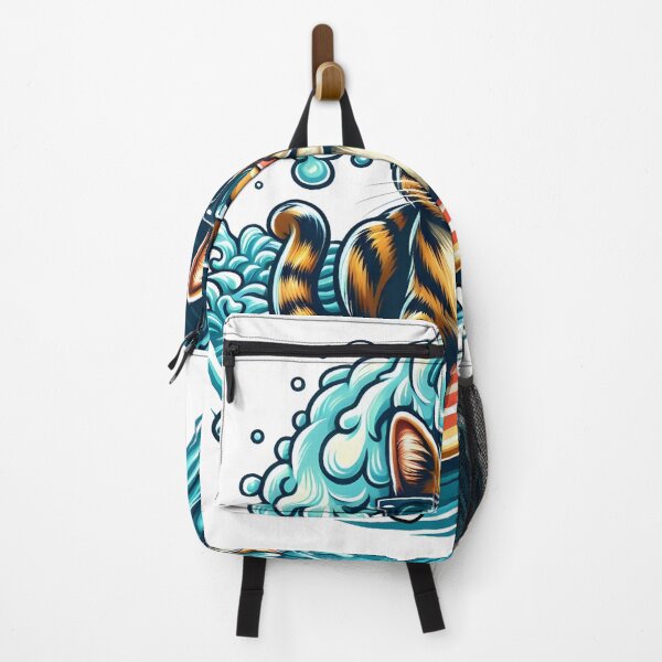 Item preview, Cute Surfing Cat Be You Retro Summer Beach designed and sold by MagySale.