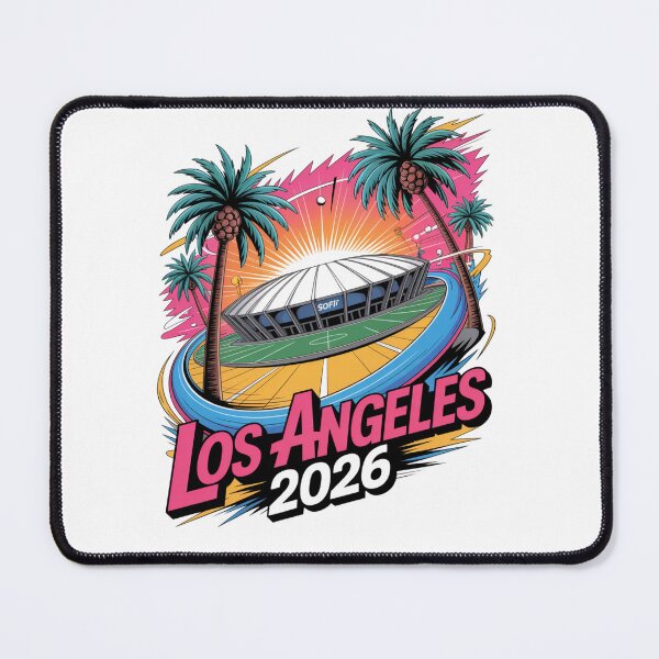 Item preview, Los Angeles 2026 Palm Tree Sunset T-Shirt V17 designed and sold by DarylWelsh2024.