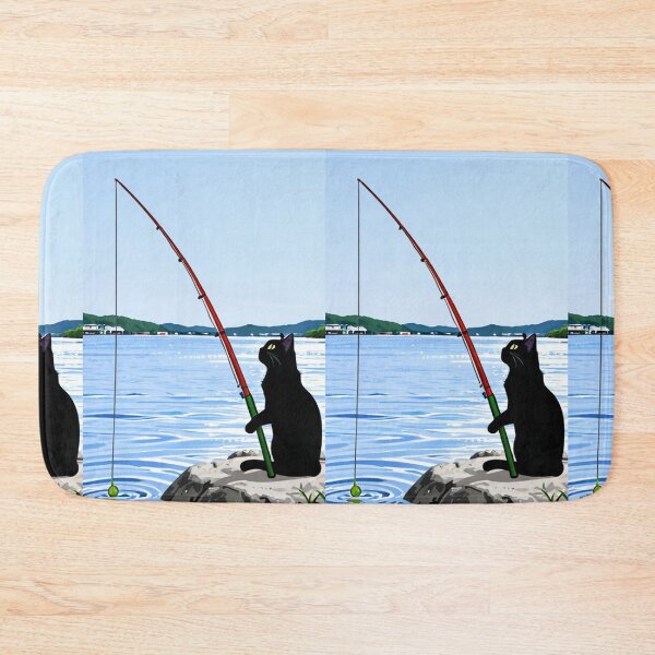 Item preview, Character - Cat Fisherman Back View Twilight designed and sold by DoodyPets.