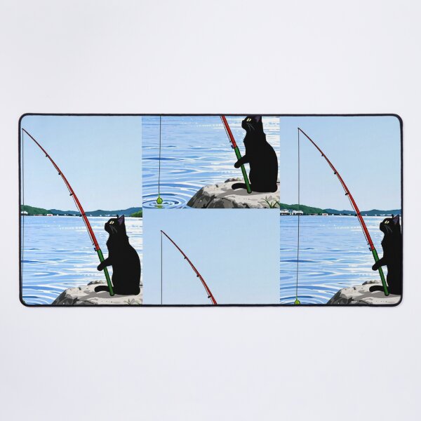 Item preview, Character - Cat Fisherman Back View Twilight designed and sold by DoodyPets.